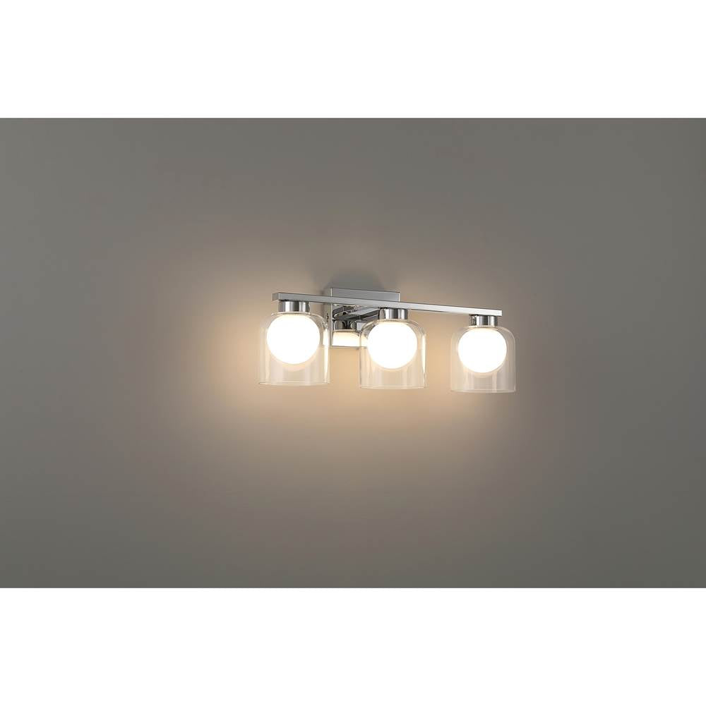 Access Lighting 63043LEDDCS-CH/CLOP Chrome 3ccct Led Vanity Image 2