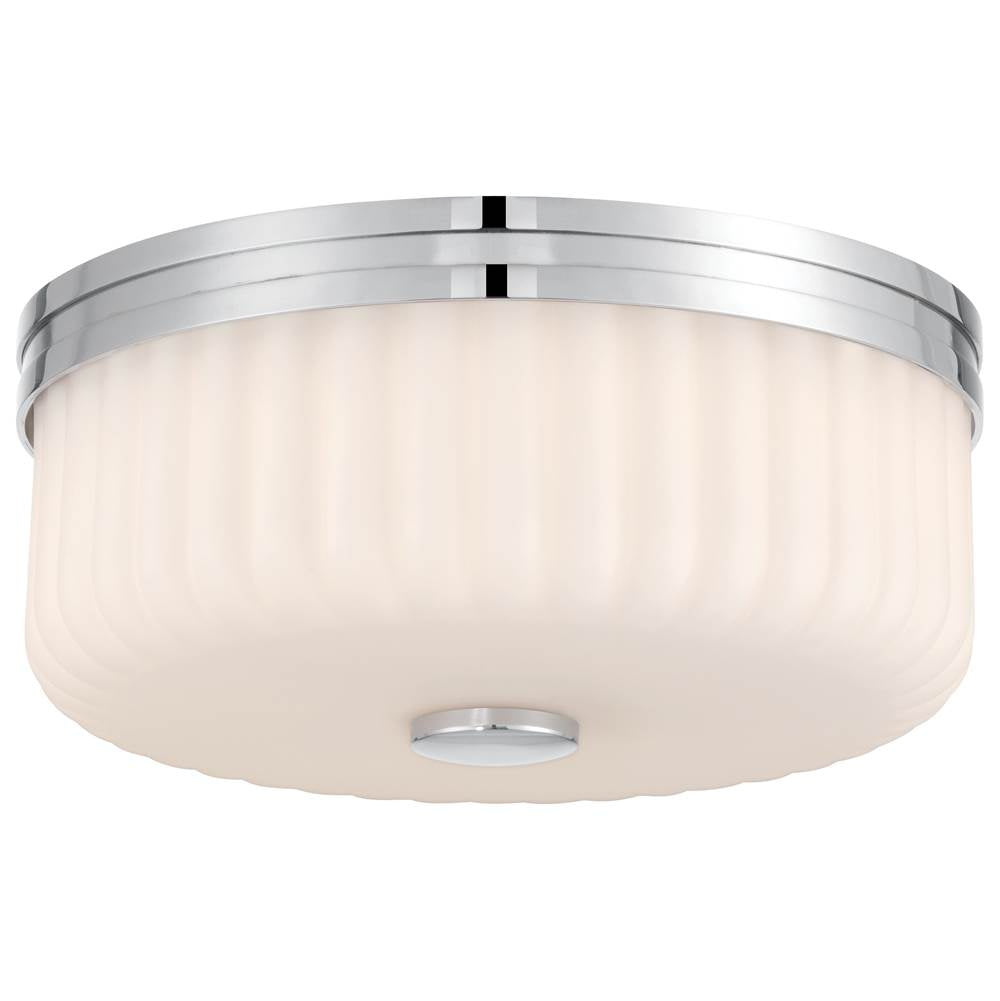 Access Lighting 63048LEDDCS-CH/OPL Chrome 3cct Led Flush Mount Image 1