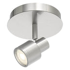 Access Lighting 63071LEDDLP-BS Brushed Steel 1 Light Adjustable Led Flush Mount Image 3