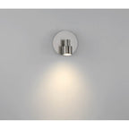Access Lighting 63071LEDDLP-BS Brushed Steel 1 Light Adjustable Led Flush Mount Image 2