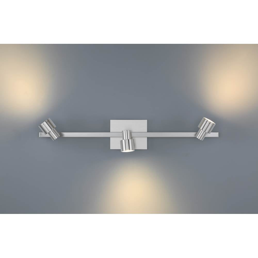 Access Lighting 63073LEDDLP-BS Brushed Steel 3 Light Adjustable Led Track Image 4