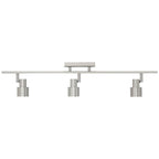Access Lighting 63073LEDDLP-BS Brushed Steel 3 Light Adjustable Led Track Image 3