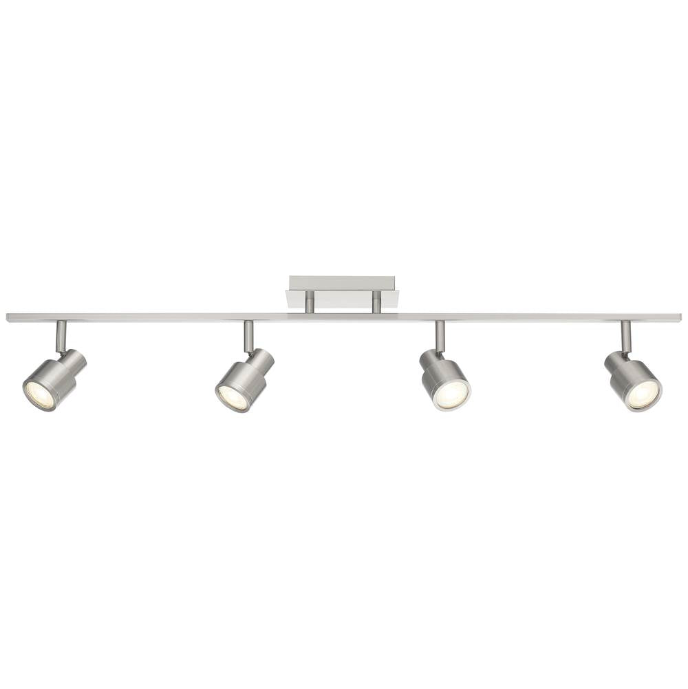 Access Lighting 63074LEDDLP-BS Brushed Steel 4 Light Adjustable Led Trac Image 1