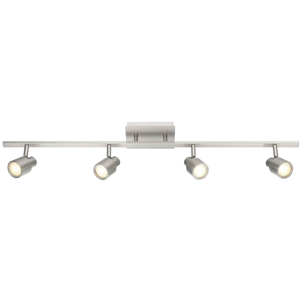 Access Lighting 63074LEDDLP-BS Brushed Steel 4 Light Adjustable Led Trac Image 4