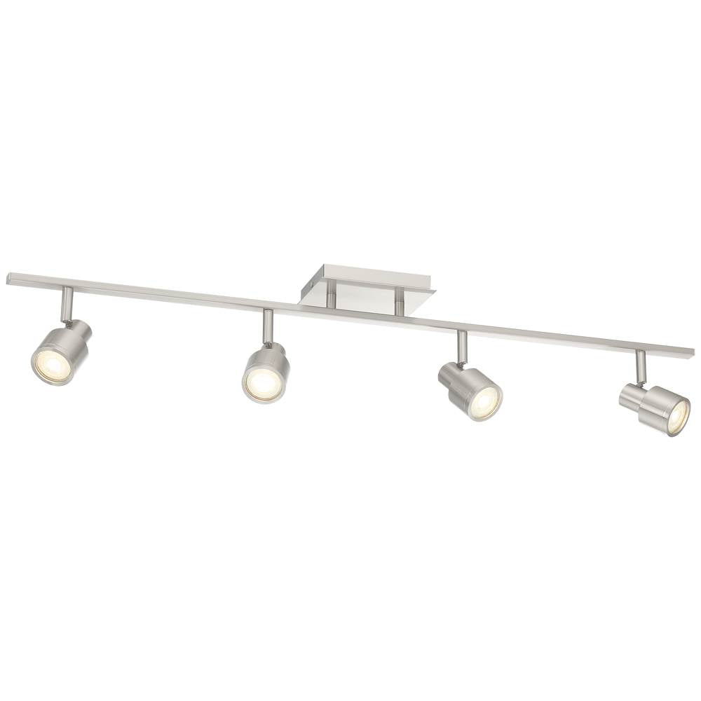 Access Lighting 63074LEDDLP-BS Brushed Steel 4 Light Adjustable Led Trac Image 3