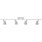 Access Lighting 63074LEDDLP-BS Brushed Steel 4 Light Adjustable Led Trac Image 2