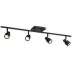 Access Lighting 63074LEDDLP-MBL Matte Black 4 Light Adjustable Led Track Image 5