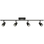 Access Lighting 63074LEDDLP-MBL Matte Black 4 Light Adjustable Led Track Image 2