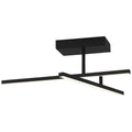 Access Lighting 63077LEDD-MBL/ACR Matte Black Adjustable Led Semi-flush Image 1