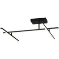 Access Lighting 63078LEDD-MBL/ACR Matte Black Adjustable Led Semi-flush Image 1