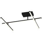 Access Lighting 63078LEDD-MBL/ACR Matte Black Adjustable Led Semi-flush Image 5