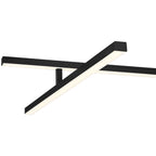 Access Lighting 63078LEDD-MBL/ACR Matte Black Adjustable Led Semi-flush Image 4