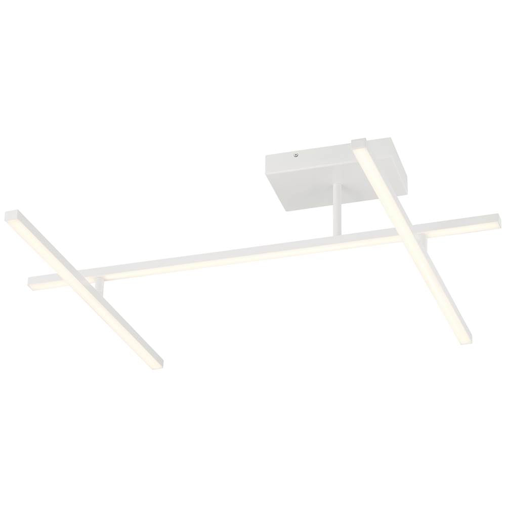 Access Lighting 63078LEDD-MWH/ACR Matte White Adjustable Led Semi-flush Image 5