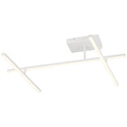 Access Lighting 63078LEDD-MWH/ACR Matte White Adjustable Led Semi-flush Image 5