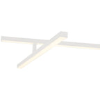 Access Lighting 63078LEDD-MWH/ACR Matte White Adjustable Led Semi-flush Image 4