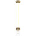 Access Lighting 63080-BG/CLR Brushed Gold 1 Light Pendant Image 1