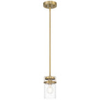 Access Lighting 63080-BG/CLR Brushed Gold 1 Light Pendant Image 1