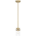 Access Lighting 63080-BG/CLR Brushed Gold 1 Light Pendant Image 5