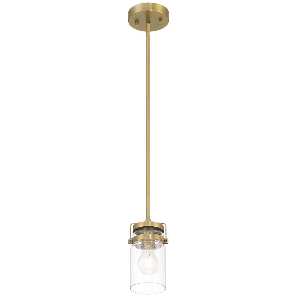 Access Lighting 63080-BG/CLR Brushed Gold 1 Light Pendant Image 4
