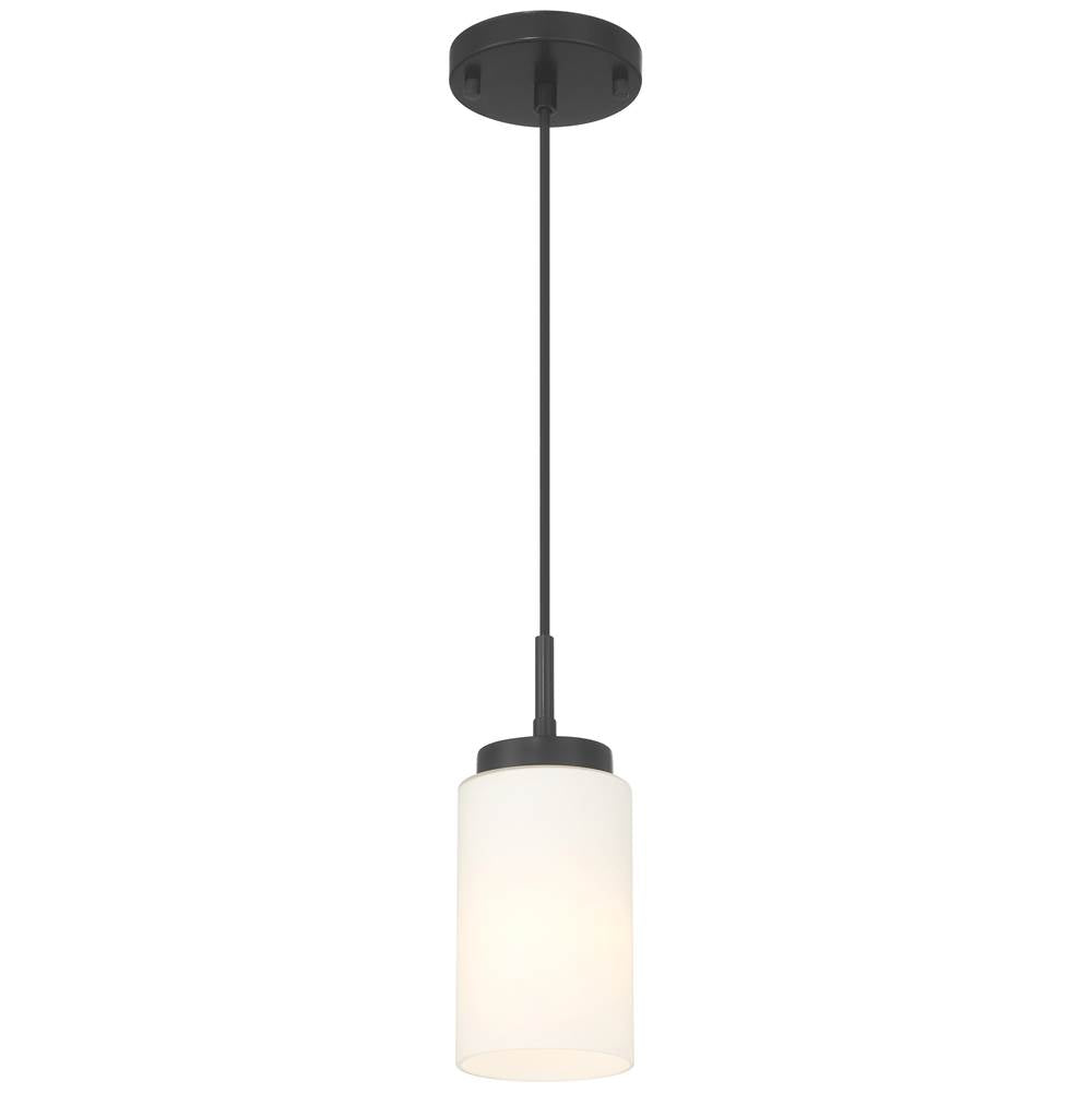 Access Lighting 63082-MBL/OPL Matte Black 1 Light Pendant Image 1