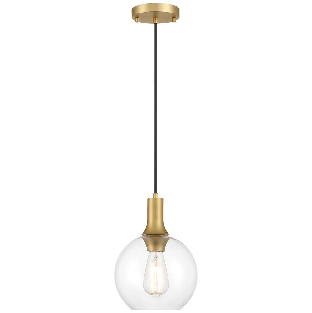 Access Lighting 63090-ABB/CLR Antique Brushed Brass 1 Light Pendant Image 5