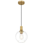 Access Lighting 63090-ABB/CLR Antique Brushed Brass 1 Light Pendant Image 4