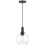 Access Lighting 63090-MBL/CLR Matte Black 1 Light Pendant Image 5