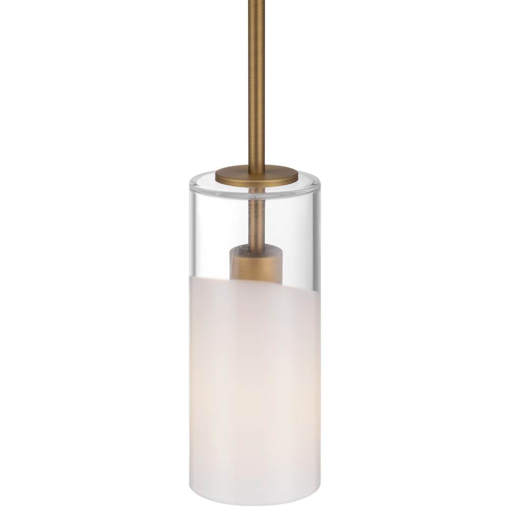 Access Lighting 63094-ABB/CFR Antique Brushed Brass 1 Light Pendant Image 2