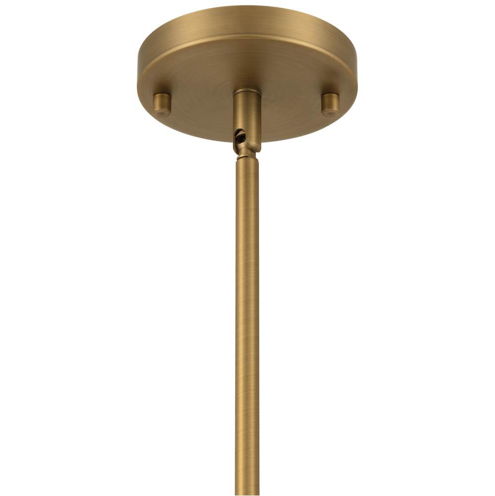 Access Lighting 63098-ABB/BLK Antique Brushed Brass 1 Light Pendant Image 4