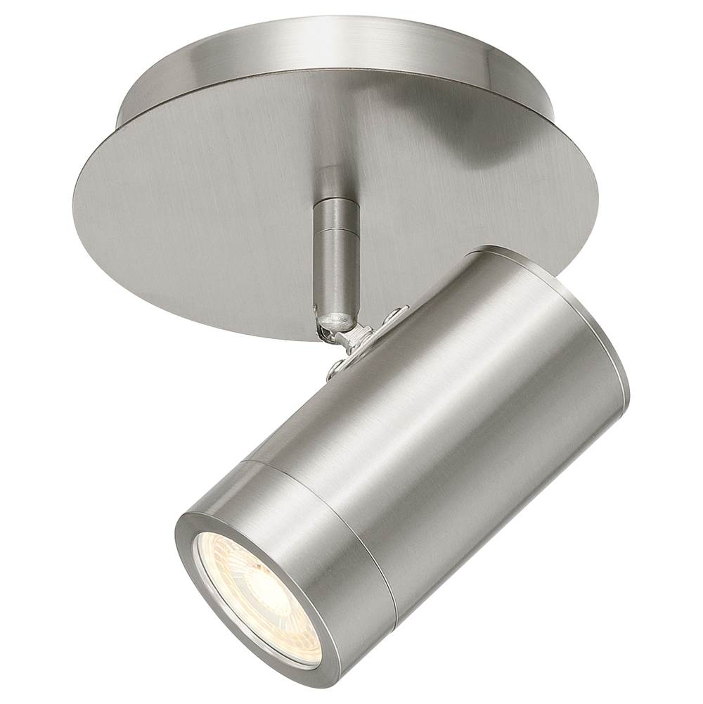 Access Lighting 63101LEDDLP-BS Brushed Steel 1 Light Adjustable Led Flush Mount Image 5