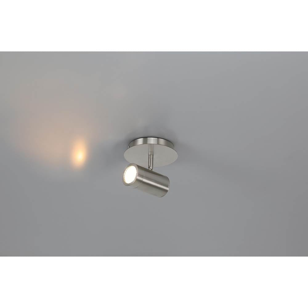 Access Lighting 63101LEDDLP-BS Brushed Steel 1 Light Adjustable Led Flush Mount Image 3
