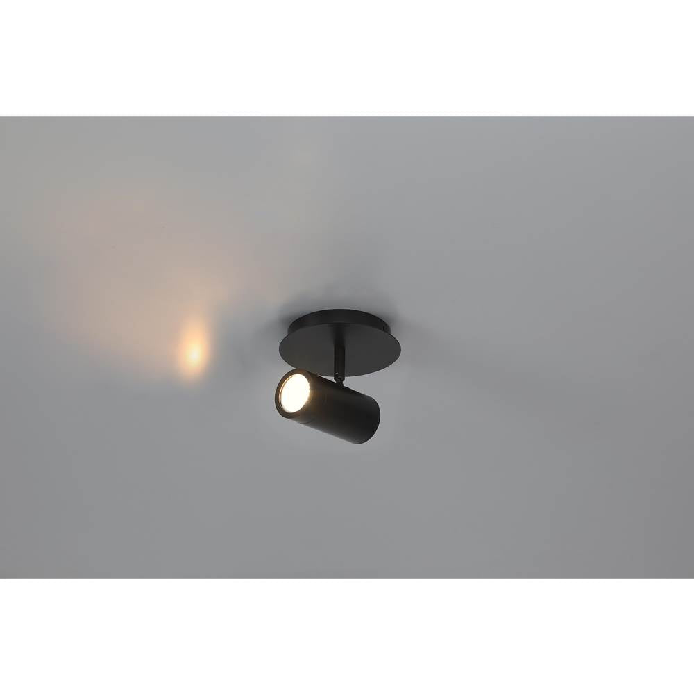 Access Lighting 63101LEDDLP-MBL Matte Black 1 Light Adjustable Led Flush Mount Image 3