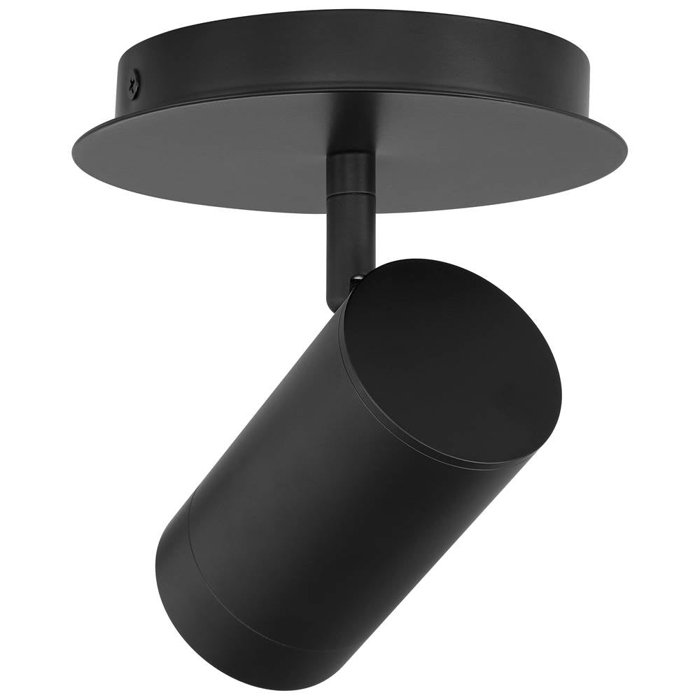 Access Lighting 63101LEDDLP-MBL Matte Black 1 Light Adjustable Led Flush Mount Image 2