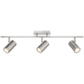 Access Lighting 63103LEDDLP-BS Brushed Steel 3 Light Adjustable Led Track Image 1
