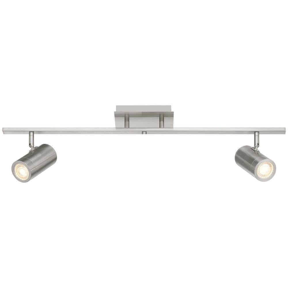 Access Lighting 63103LEDDLP-BS Brushed Steel 3 Light Adjustable Led Track Image 6