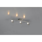 Access Lighting 63103LEDDLP-BS Brushed Steel 3 Light Adjustable Led Track Image 2
