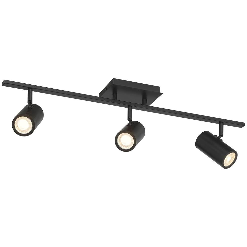 Access Lighting 63103LEDDLP-MBL Matte Black 3 Light Adjustable Led Track Image 5
