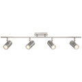 Access Lighting 63104LEDDLP-BS Brushed Steel 4 Light Adjustable Led Track Image 1