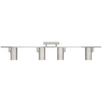 Access Lighting 63104LEDDLP-BS Brushed Steel 4 Light Adjustable Led Track Image 7