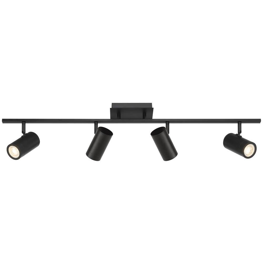 Access Lighting 63104LEDDLP-MBL Matte Black 4 Light Adjustable Led Track Image 6