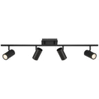 Access Lighting 63104LEDDLP-MBL Matte Black 4 Light Adjustable Led Track Image 6