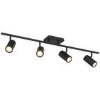 Access Lighting 63104LEDDLP-MBL Matte Black 4 Light Adjustable Led Track Image 5