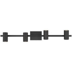 Access Lighting 63104LEDDLP-MBL Matte Black 4 Light Adjustable Led Track Image 4