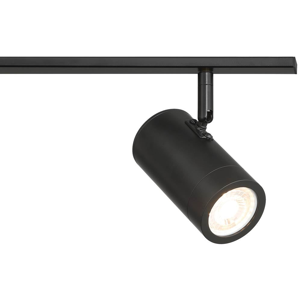 Access Lighting 63104LEDDLP-MBL Matte Black 4 Light Adjustable Led Track Image 3