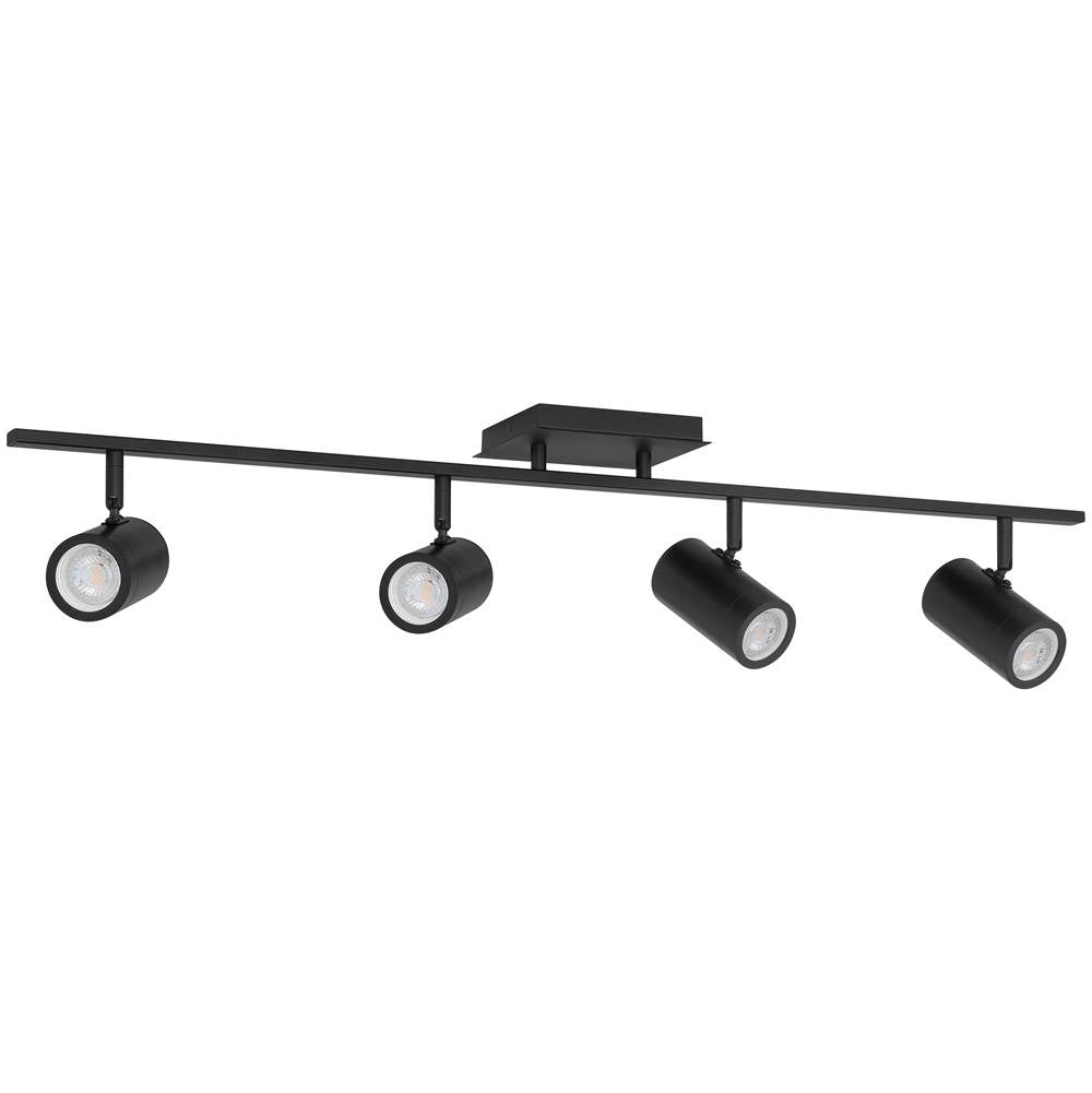 Access Lighting 63104LEDDLP-MBL Matte Black 4 Light Adjustable Led Track Image 2