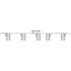Access Lighting 63105LEDDLP-BS Brushed Steel 5 Light Adjustable Led Track Image 7