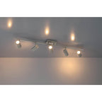 Access Lighting 63105LEDDLP-BS Brushed Steel 5 Light Adjustable Led Track Image 2