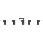 Access Lighting 63105LEDDLP-MBL Matte Black 5 Light Adjustable Led Track Image 7