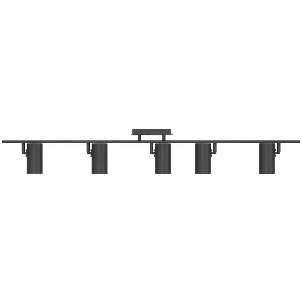Access Lighting 63105LEDDLP-MBL Matte Black 5 Light Adjustable Led Track Image 7