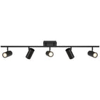Access Lighting 63105LEDDLP-MBL Matte Black 5 Light Adjustable Led Track Image 6